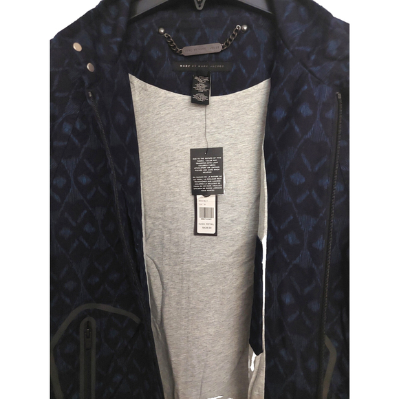 Marc Jacobs Member Only Mens Indigo Blue Lined Fall Jacket SZ M/Medium - Picture 5 of 16